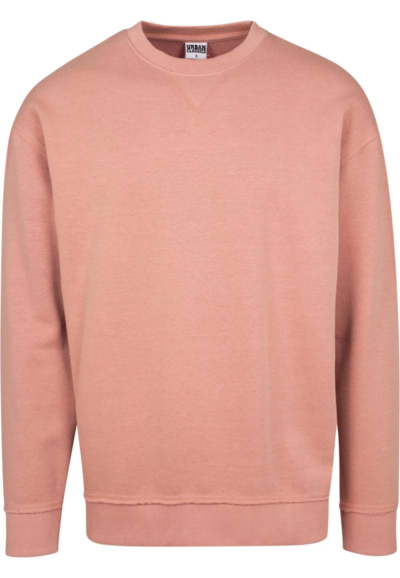 URBAN CLASSICS Rundhalspullover "Urban Classics Herren Oversized Open Edge Crew" 1 Stk. von Urban Classics