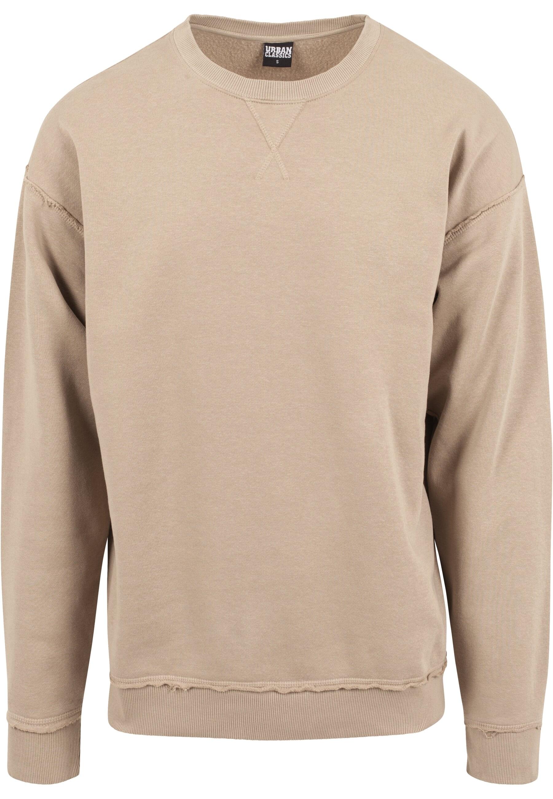 URBAN CLASSICS Rundhalspullover "Urban Classics Herren Oversized Open Edge Crew" 1 Stk. von Urban Classics