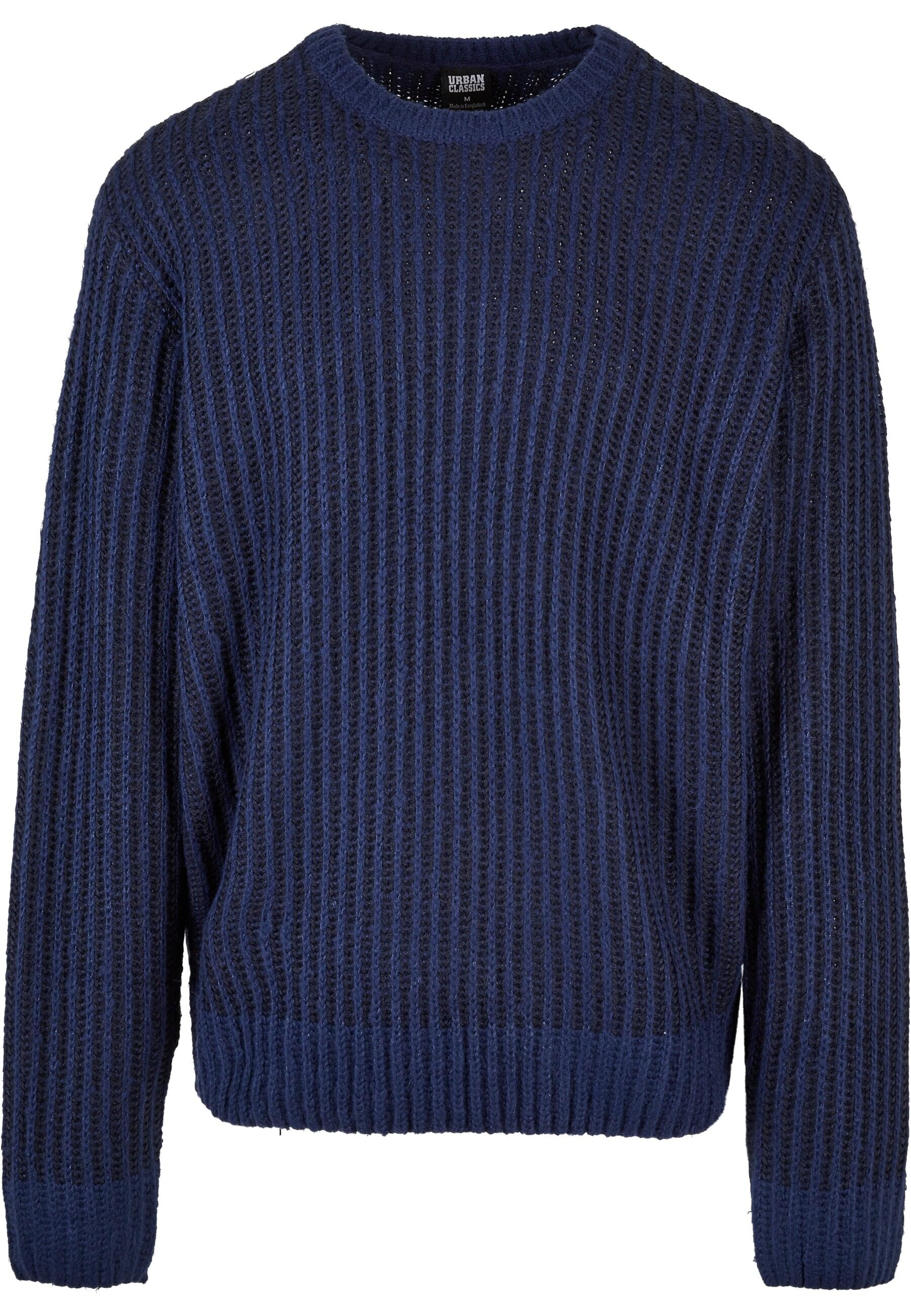 URBAN CLASSICS Rundhalspullover "Urban Classics Herren Oversized Two Tone Sweater" 1 Stk. von Urban Classics