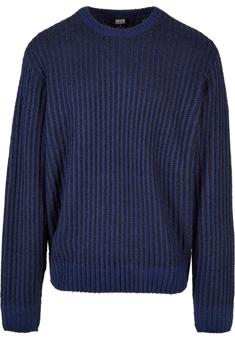 URBAN CLASSICS Rundhalspullover "Urban Classics Herren Oversized Two Tone Sweater" 1 Stk. von Urban Classics
