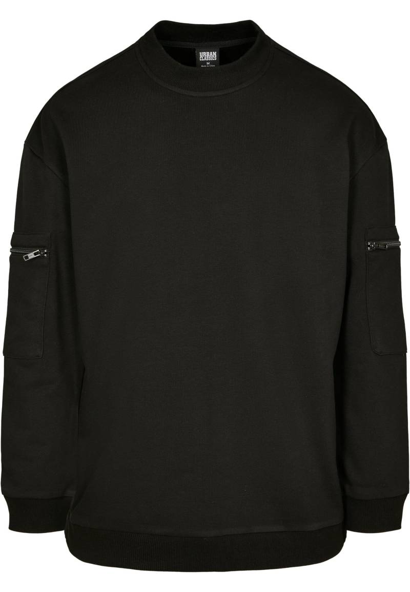 URBAN CLASSICS Rundhalspullover "Urban Classics Herren Training Terry Crew", (1 tlg.) von Urban Classics