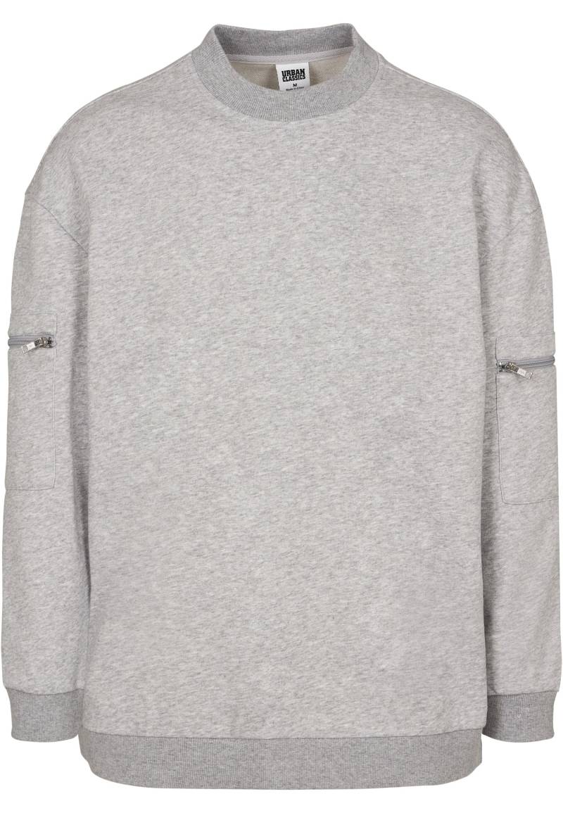 URBAN CLASSICS Rundhalspullover "Urban Classics Herren Training Terry Crew", (1 tlg.) von Urban Classics
