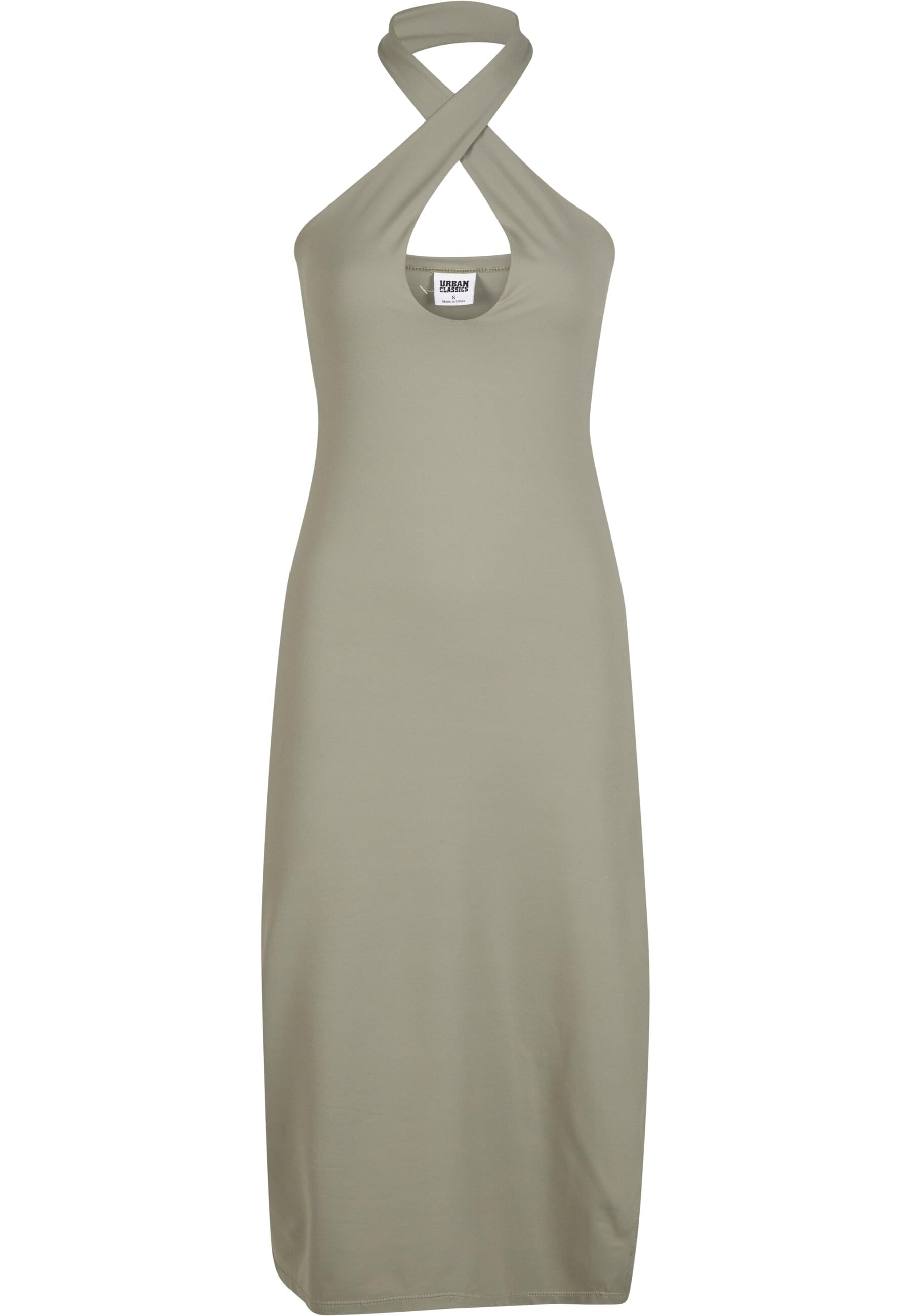 URBAN CLASSICS Shirtkleid "Urban Classics Ladies Crossed Neckholder Dress", (1 tlg.) von Urban Classics