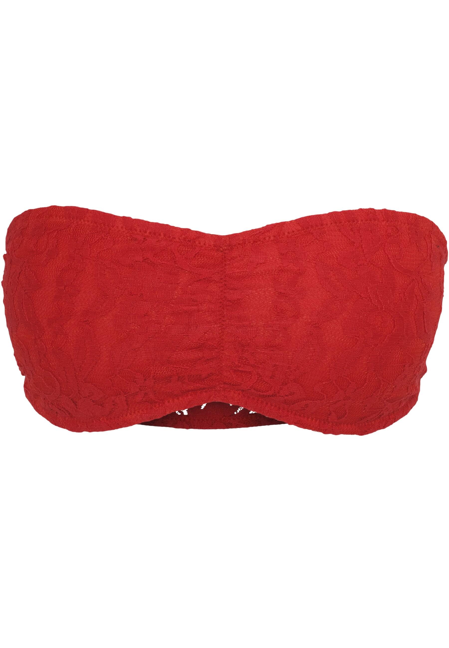 URBAN CLASSICS Sport-BH "Urban Classics Damen Ladies Laces Bandeau" von Urban Classics