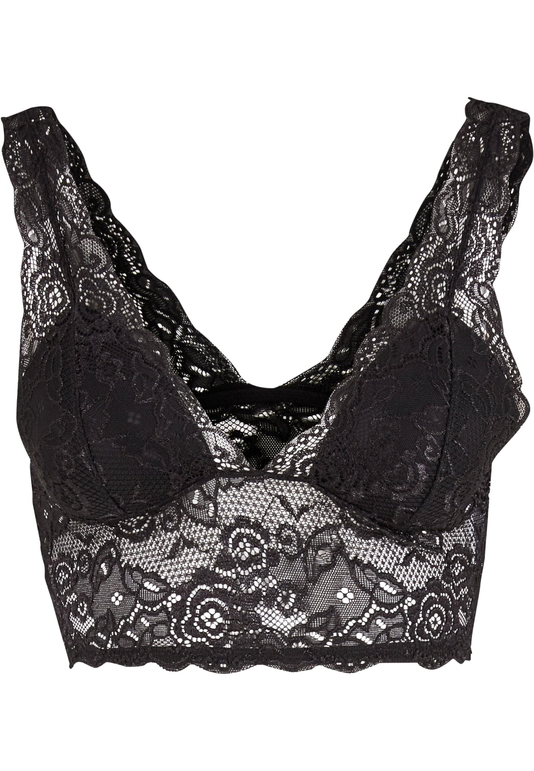 URBAN CLASSICS Sport-BH "Urban Classics Ladies Allover Lace Bra Padded" von Urban Classics