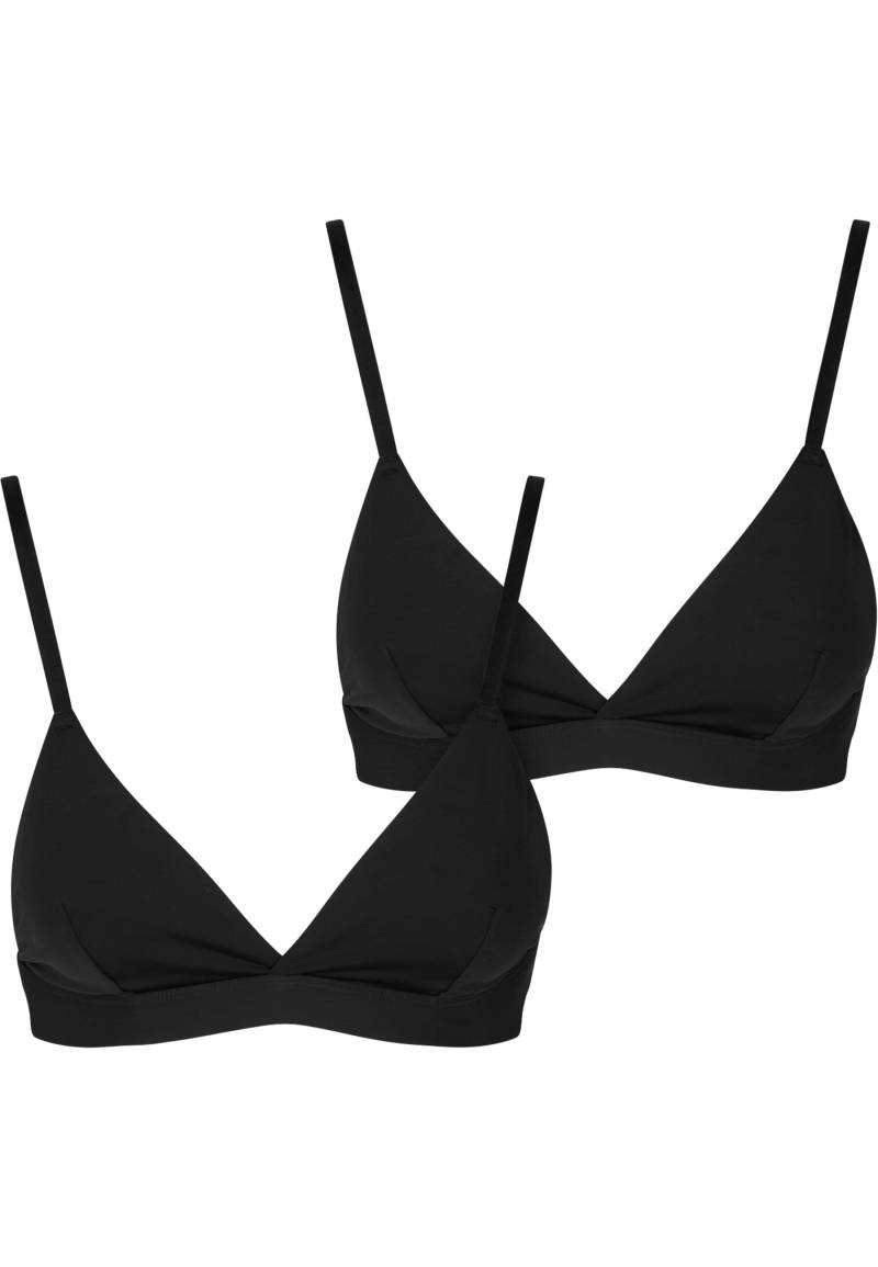 URBAN CLASSICS Sport-BH "Urban Classics Ladies Basic unpadded Bra 2-Pack" von Urban Classics