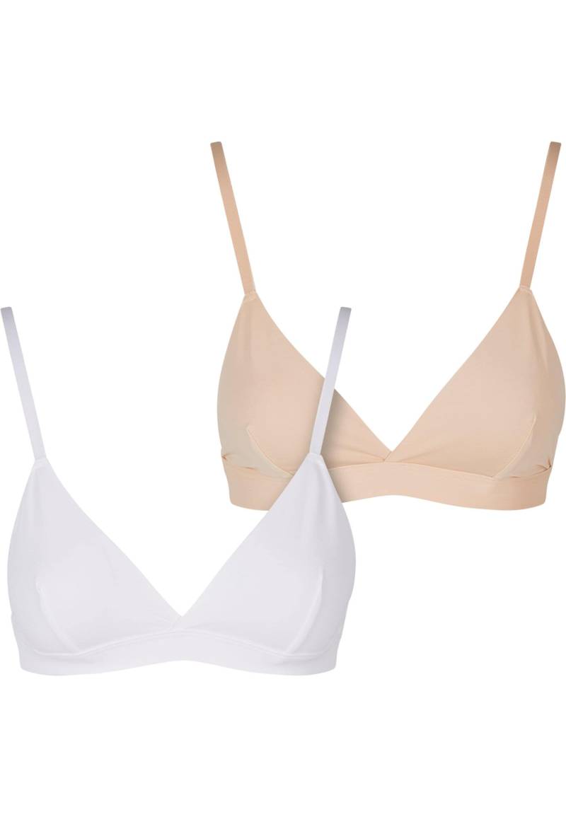 URBAN CLASSICS Sport-BH "Urban Classics Ladies Basic unpadded Bra 2-Pack" von Urban Classics