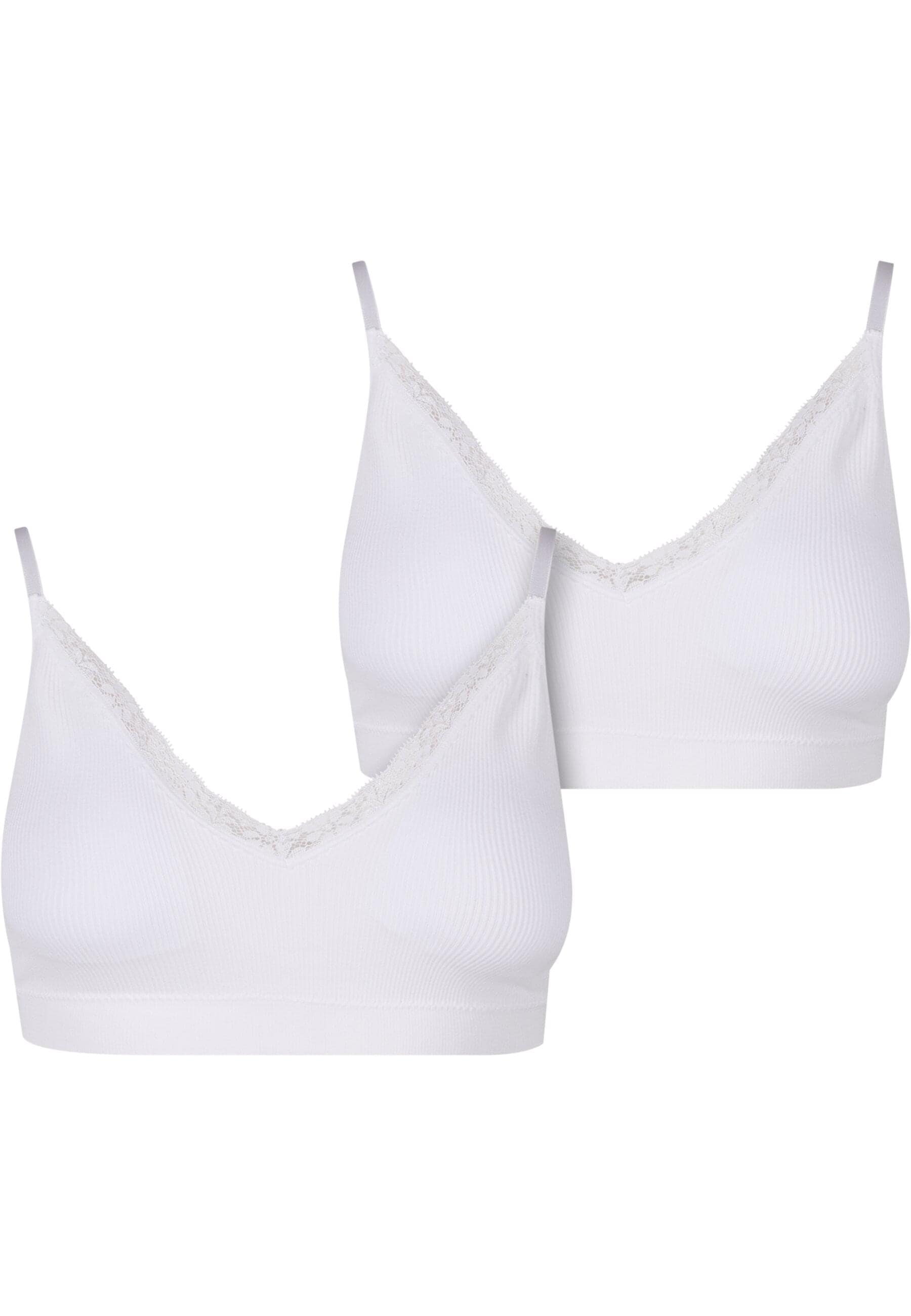 URBAN CLASSICS Sport-BH "Urban Classics Ladies Padded Rip Bra 2-Pack" von Urban Classics