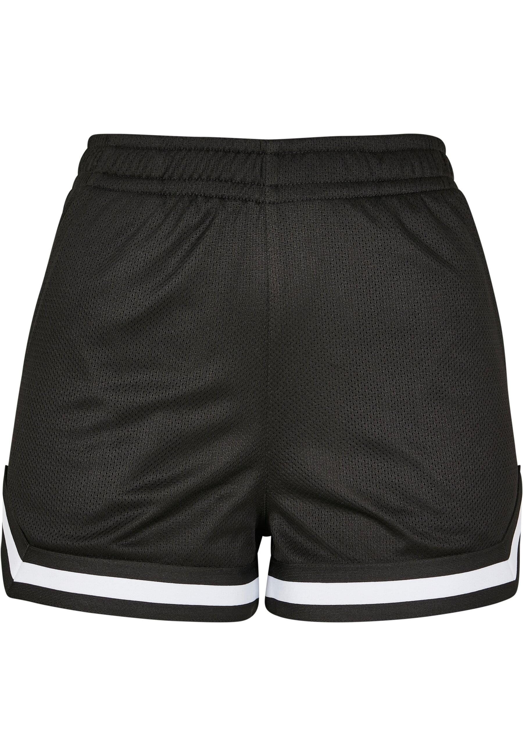 URBAN CLASSICS Stoffhose "Urban Classics Damen Ladies Stripes Mesh Hot Pants", (1 tlg.) von Urban Classics