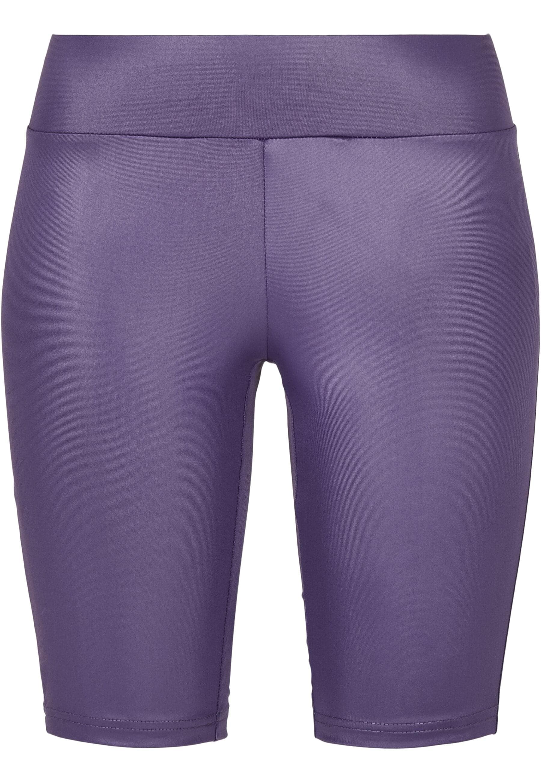 URBAN CLASSICS Stoffhose "Urban Classics Damen Ladies Synthetic Leather Cycle Shorts", (1 tlg.) von Urban Classics