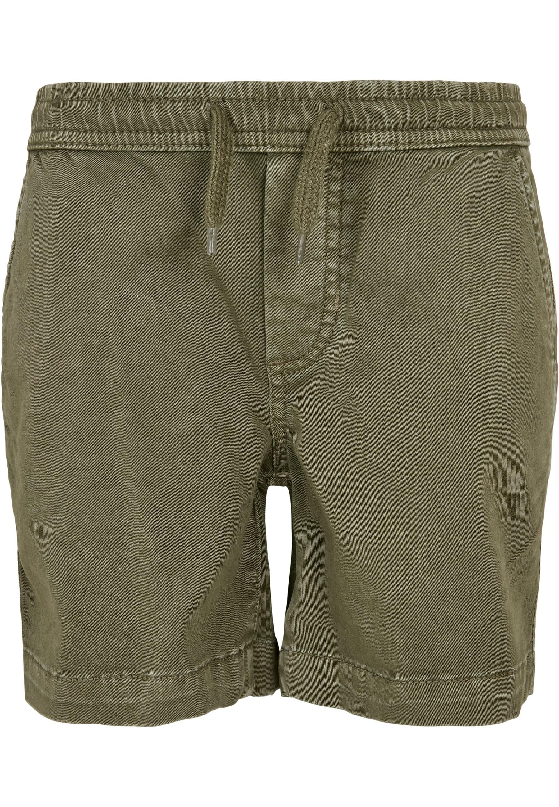 URBAN CLASSICS Stoffhose "Urban Classics Herren Boys Strech Twill Joggshorts" von Urban Classics