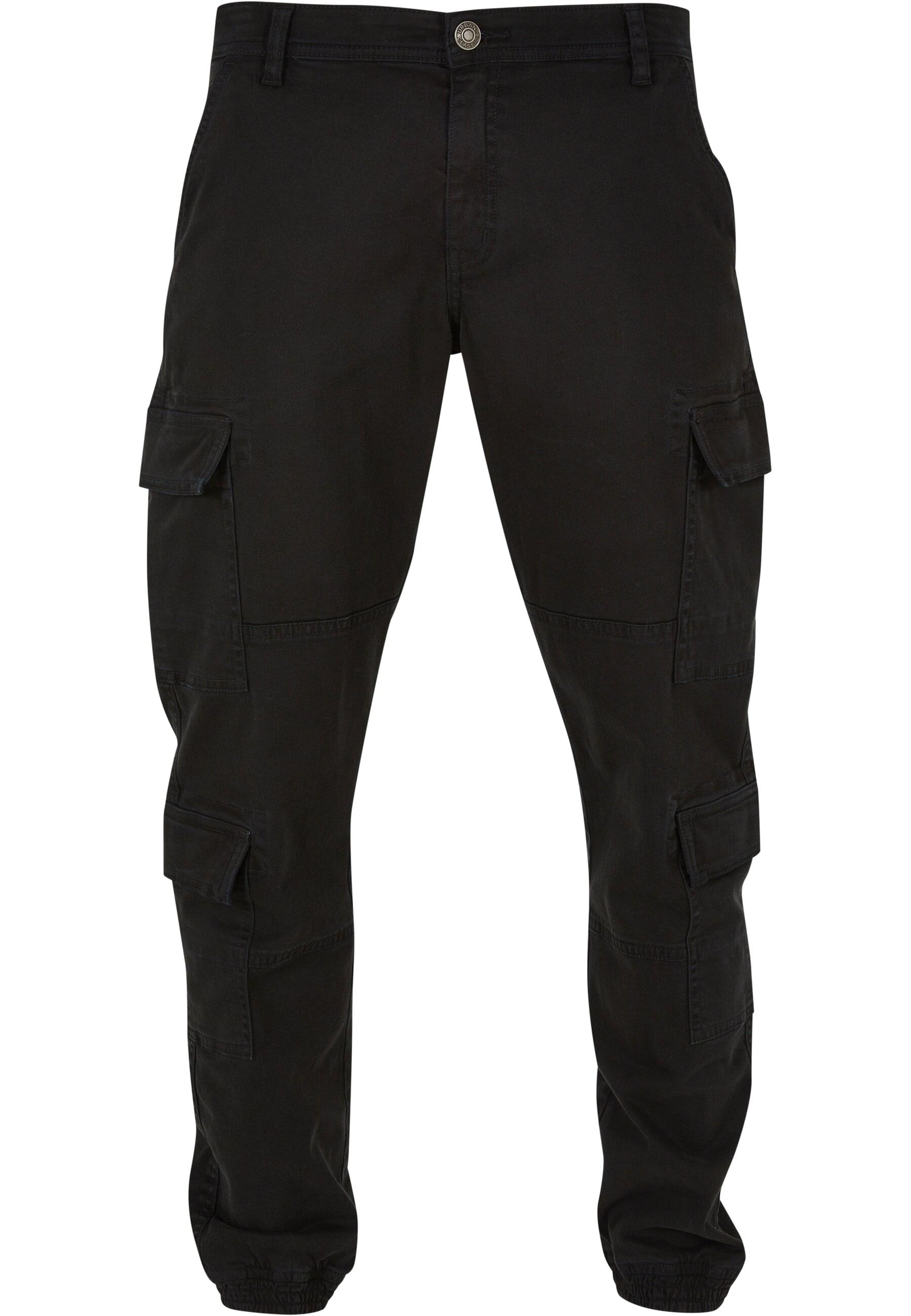URBAN CLASSICS Stoffhose "Urban Classics Herren Double Cargo Twill Jogging Pants" von Urban Classics