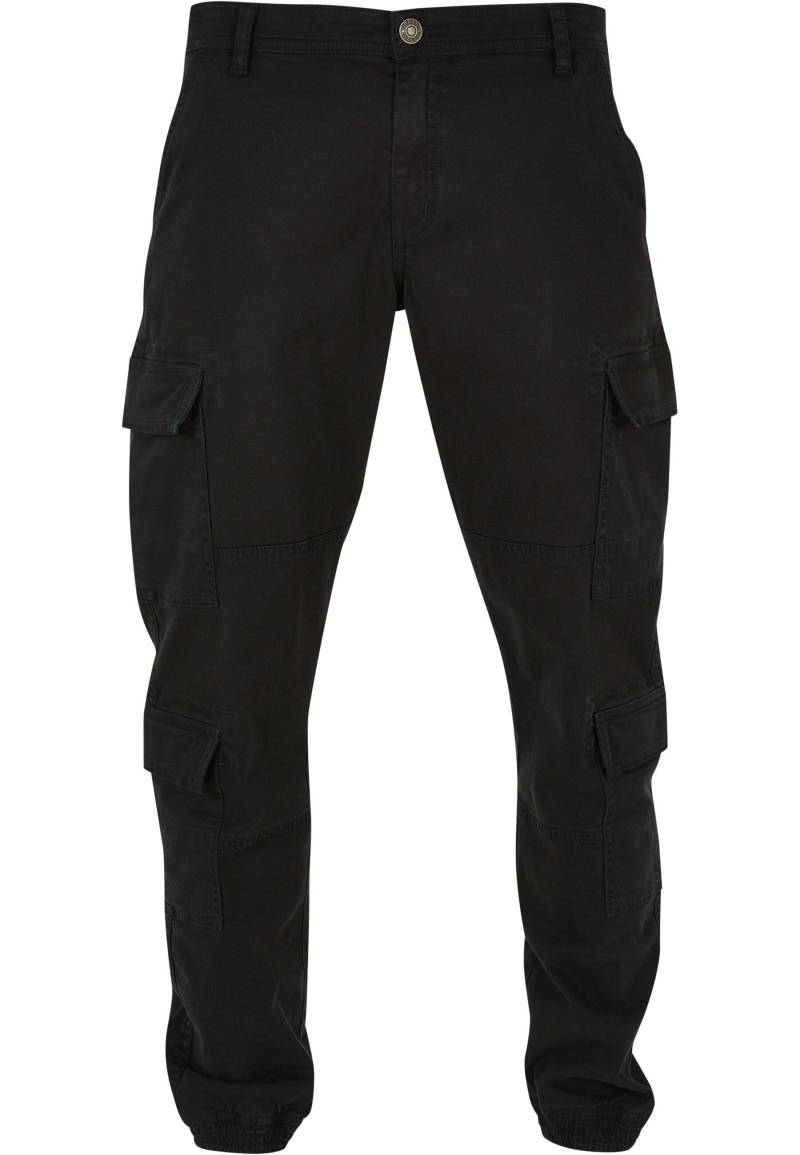 URBAN CLASSICS Stoffhose "Urban Classics Herren Double Cargo Twill Jogging Pants" von Urban Classics