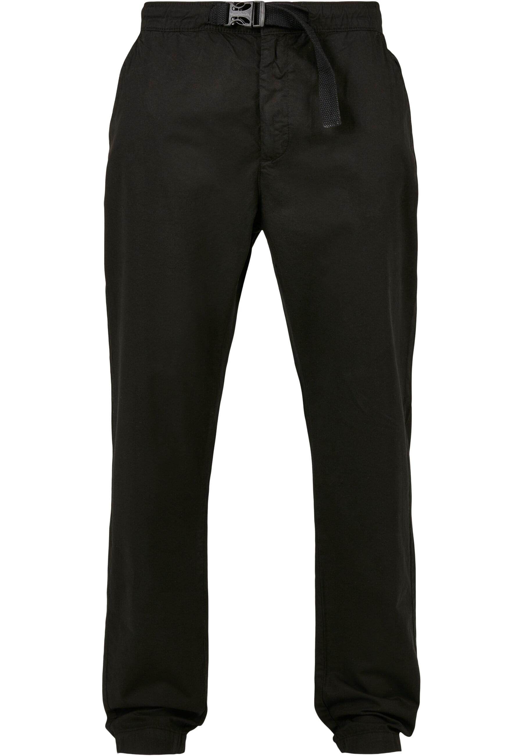 URBAN CLASSICS Stoffhose "Urban Classics Herren Straight Leg Chino with Belt" von Urban Classics