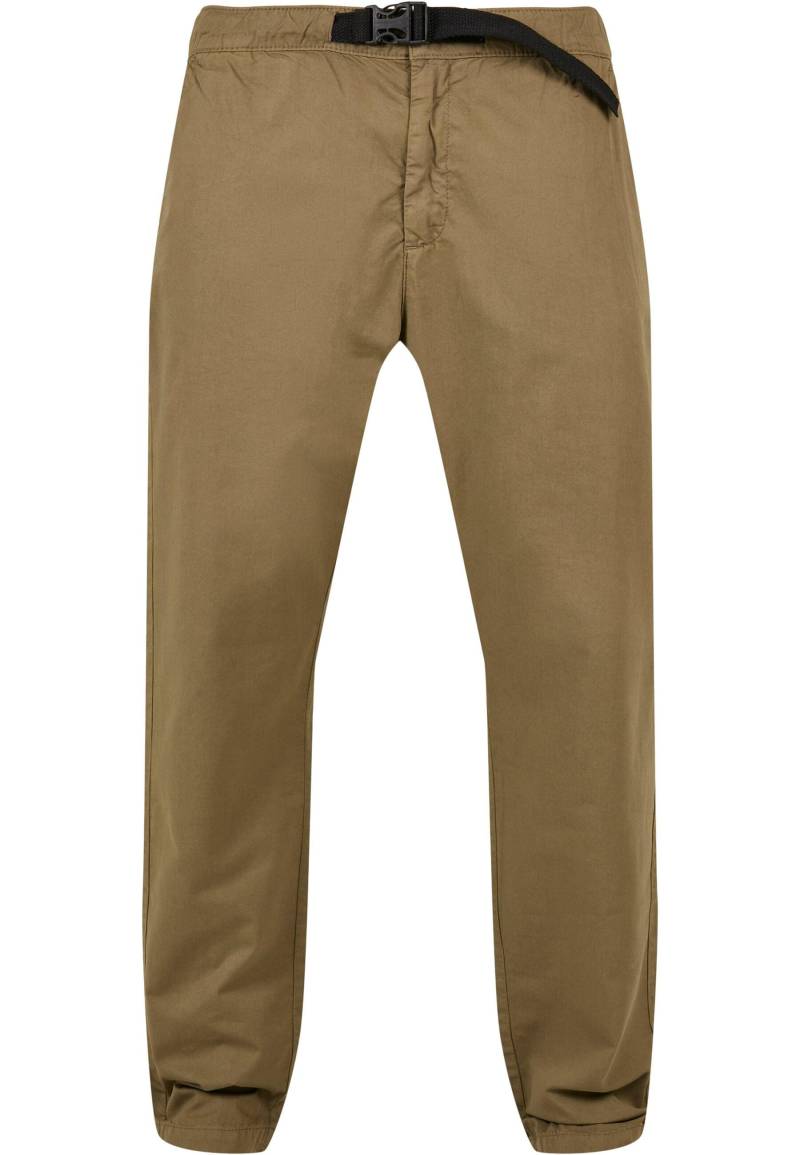 URBAN CLASSICS Stoffhose "Urban Classics Herren Straight Leg Chino with Belt" von Urban Classics