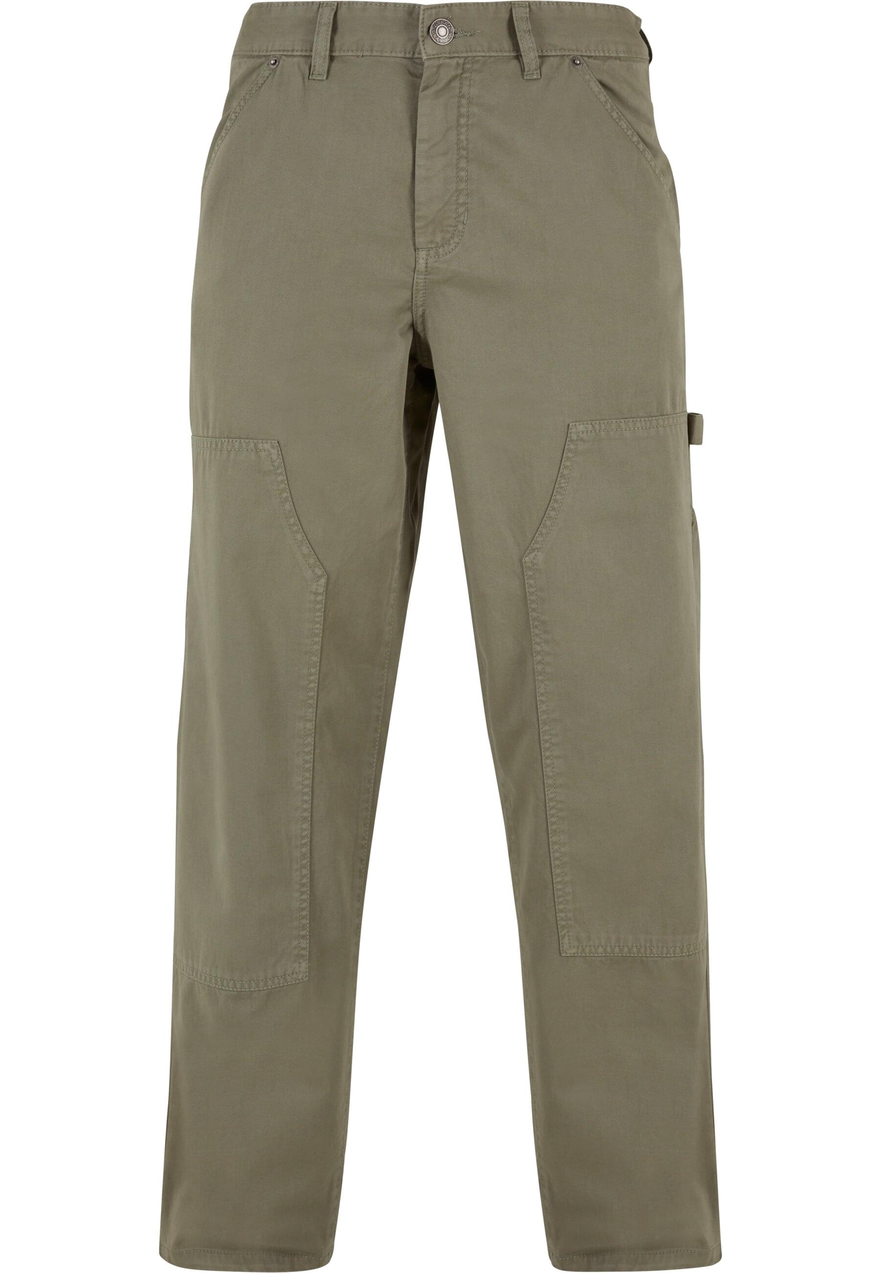 URBAN CLASSICS Stoffhose "Urban Classics Herren Twill Double Knee Pants" von Urban Classics