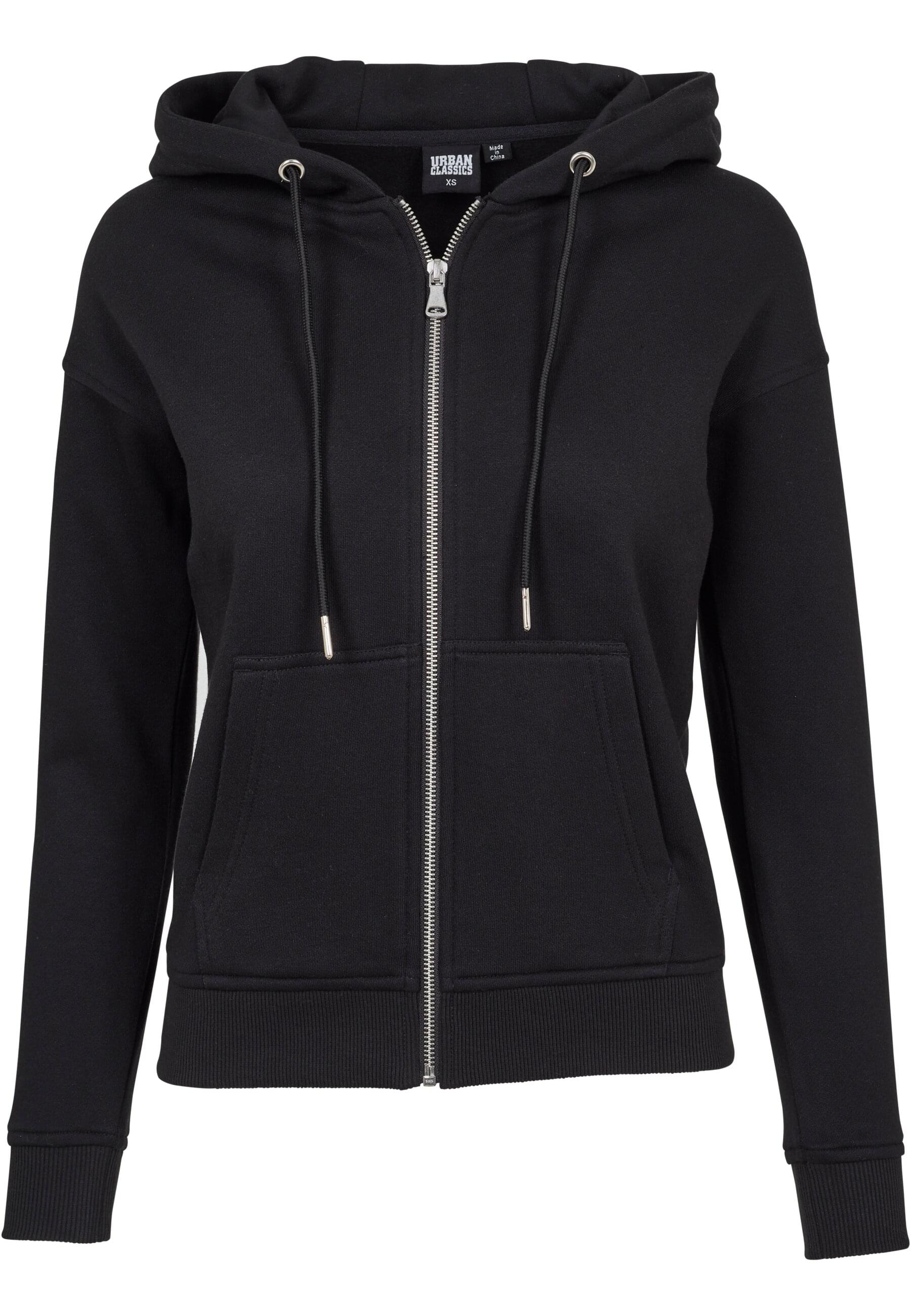URBAN CLASSICS Sweatjacke "Urban Classics Damen Ladies Classic Zip Hoody", 1 Stk. von Urban Classics