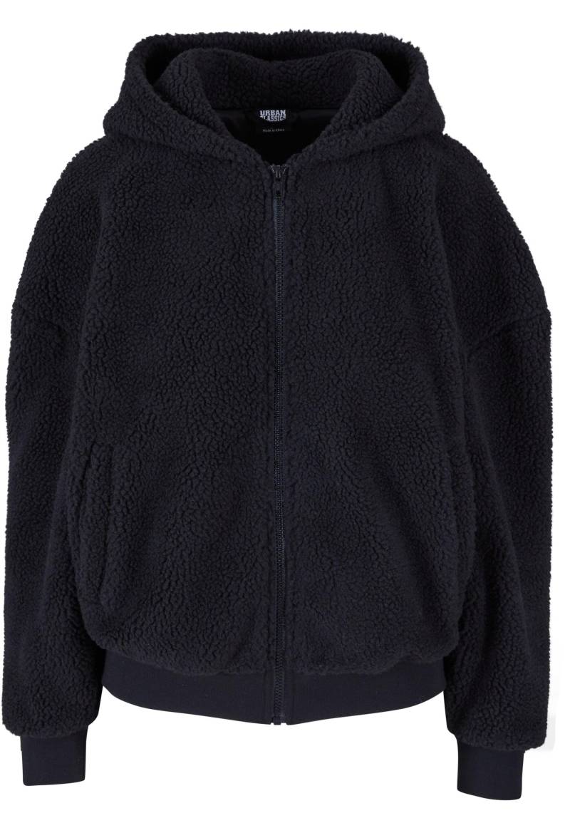 URBAN CLASSICS Sweatjacke "Urban Classics Damen Ladies Oversized Sherpa Zip Hoody" von Urban Classics