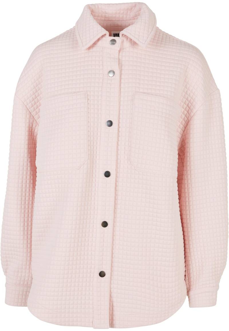 URBAN CLASSICS Sweatjacke "Urban Classics Damen Ladies Quilted Sweat Overshirt" von Urban Classics