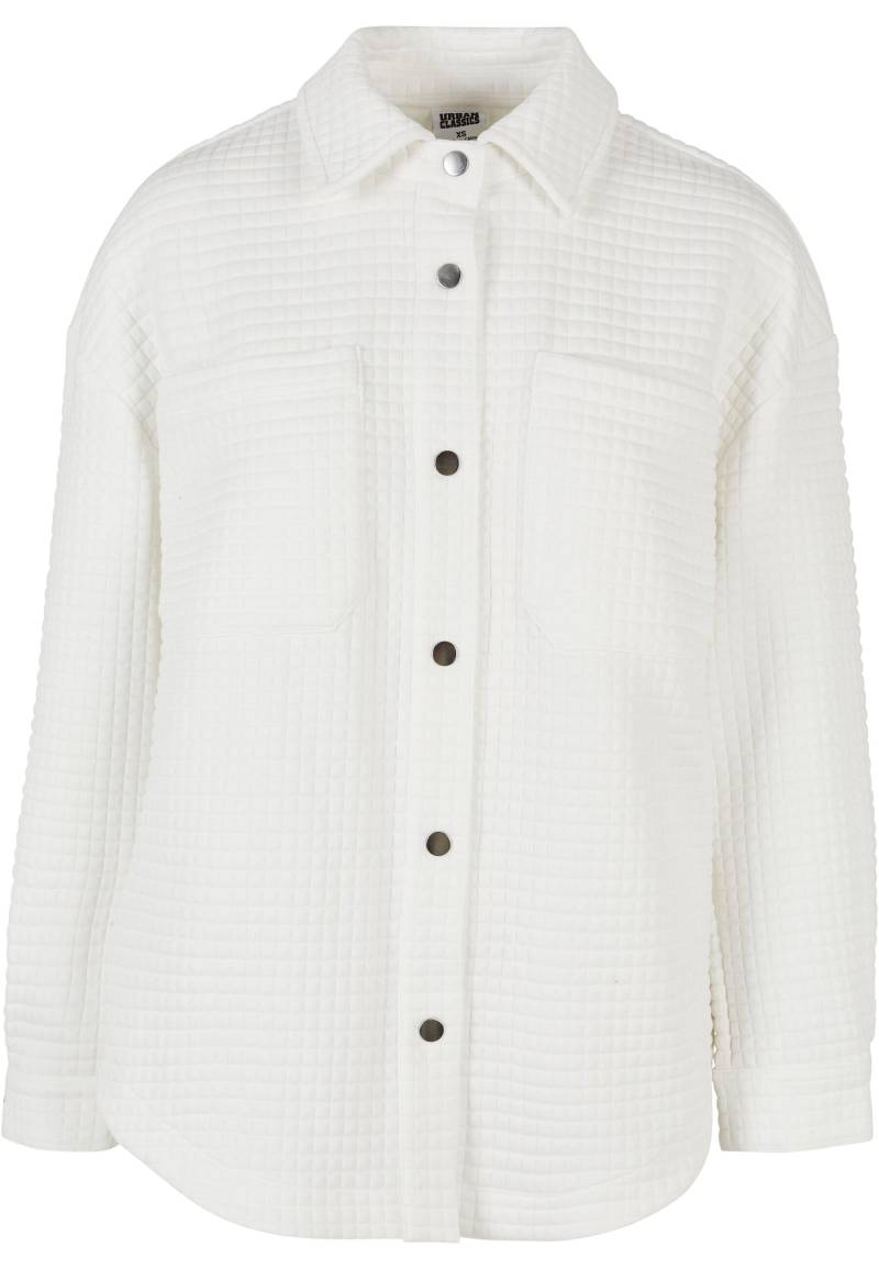 URBAN CLASSICS Sweatjacke "Urban Classics Damen Ladies Quilted Sweat Overshirt" 1 Stk. tlg. von Urban Classics