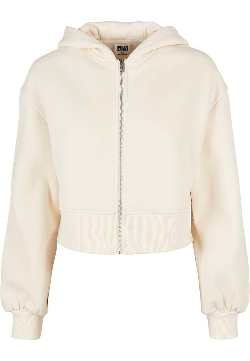 URBAN CLASSICS Sweatjacke "Urban Classics Damen Ladies Short Oversized Zip Jacket" von Urban Classics