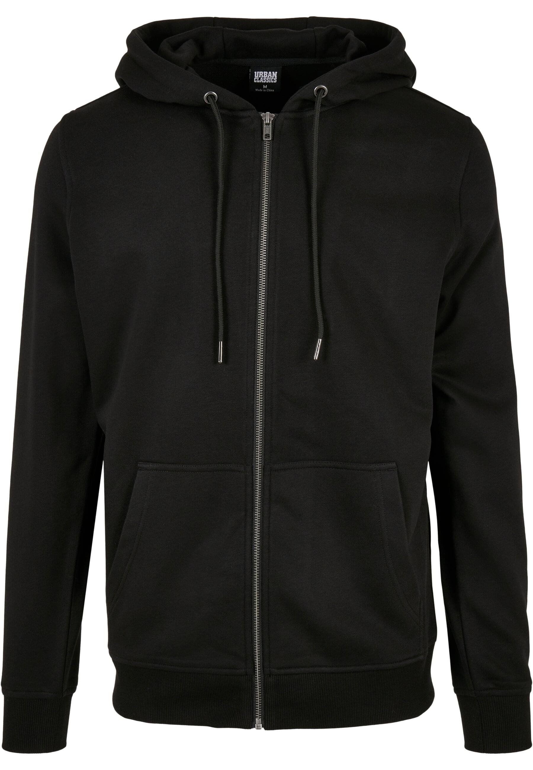 URBAN CLASSICS Sweatjacke "Urban Classics Herren Basic Terry Zip Hoody", 1 Stk. von Urban Classics