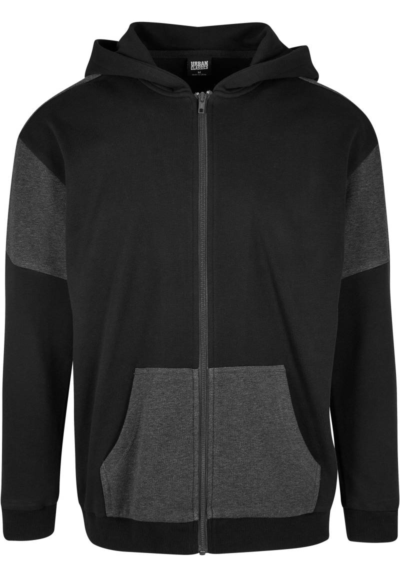 URBAN CLASSICS Sweatjacke "Urban Classics Herren Oversized Patch Zip Hoody" 1 Stk. tlg. von Urban Classics