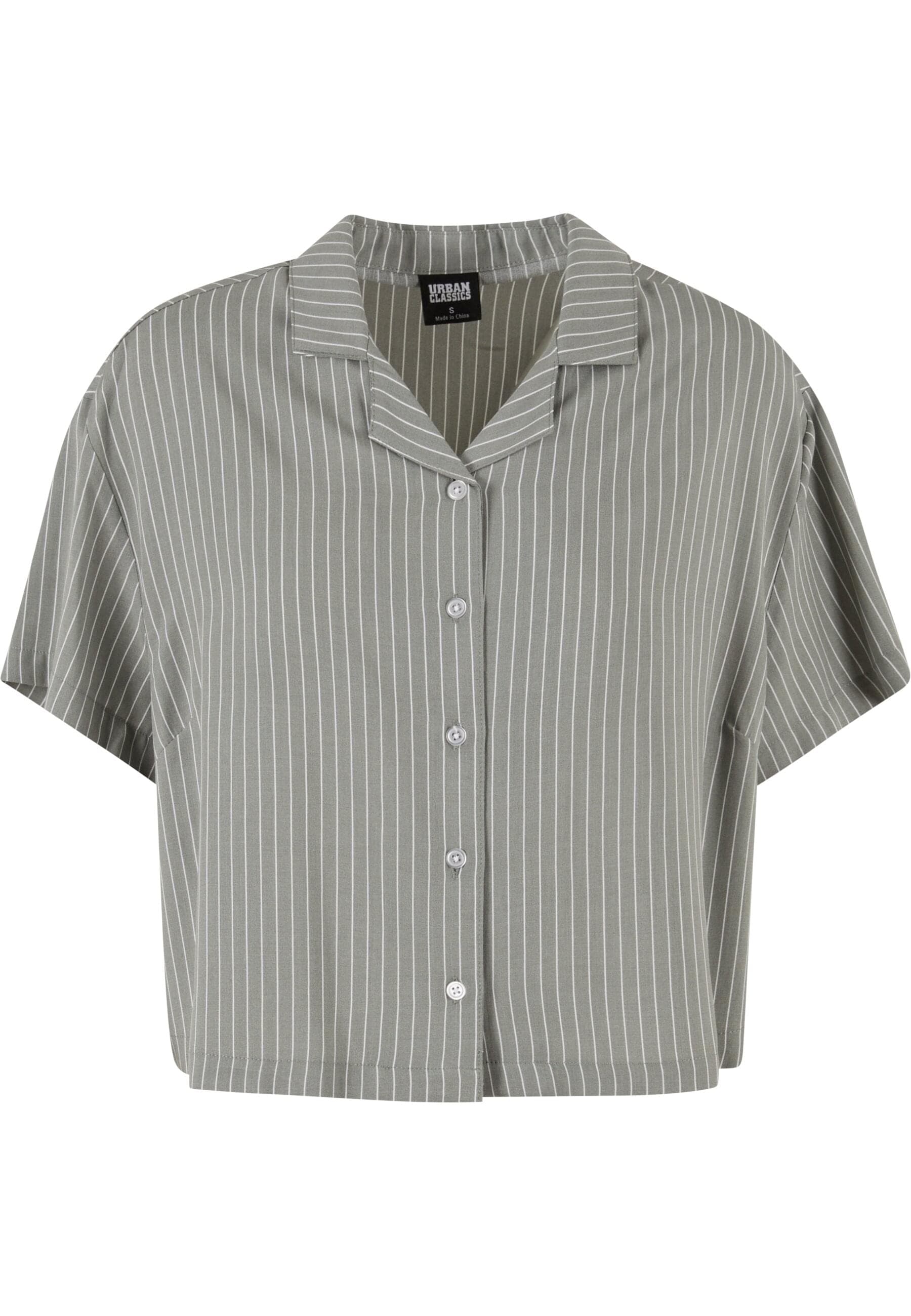 URBAN CLASSICS T-Shirt "Urban Classics Damen Ladies Resort Shirt" 1 Stk. tlg. von Urban Classics