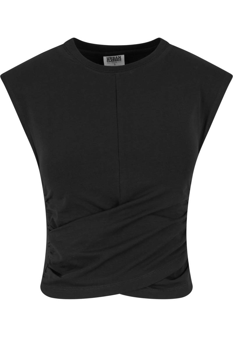 URBAN CLASSICS T-Shirt "Urban Classics Ladies Cropped Wrapped Top" 1 Stk. tlg. von Urban Classics