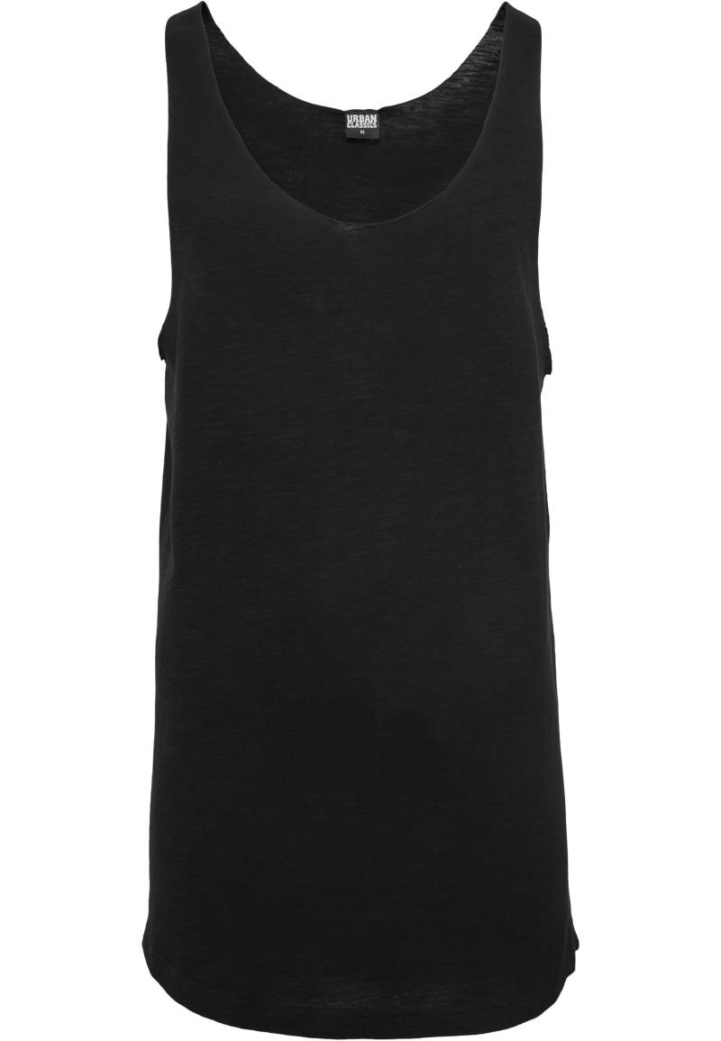 URBAN CLASSICS Tanktop "Urban Classics Herren Long Shaped Open Edge Loose Tank", 1 Stk. von Urban Classics