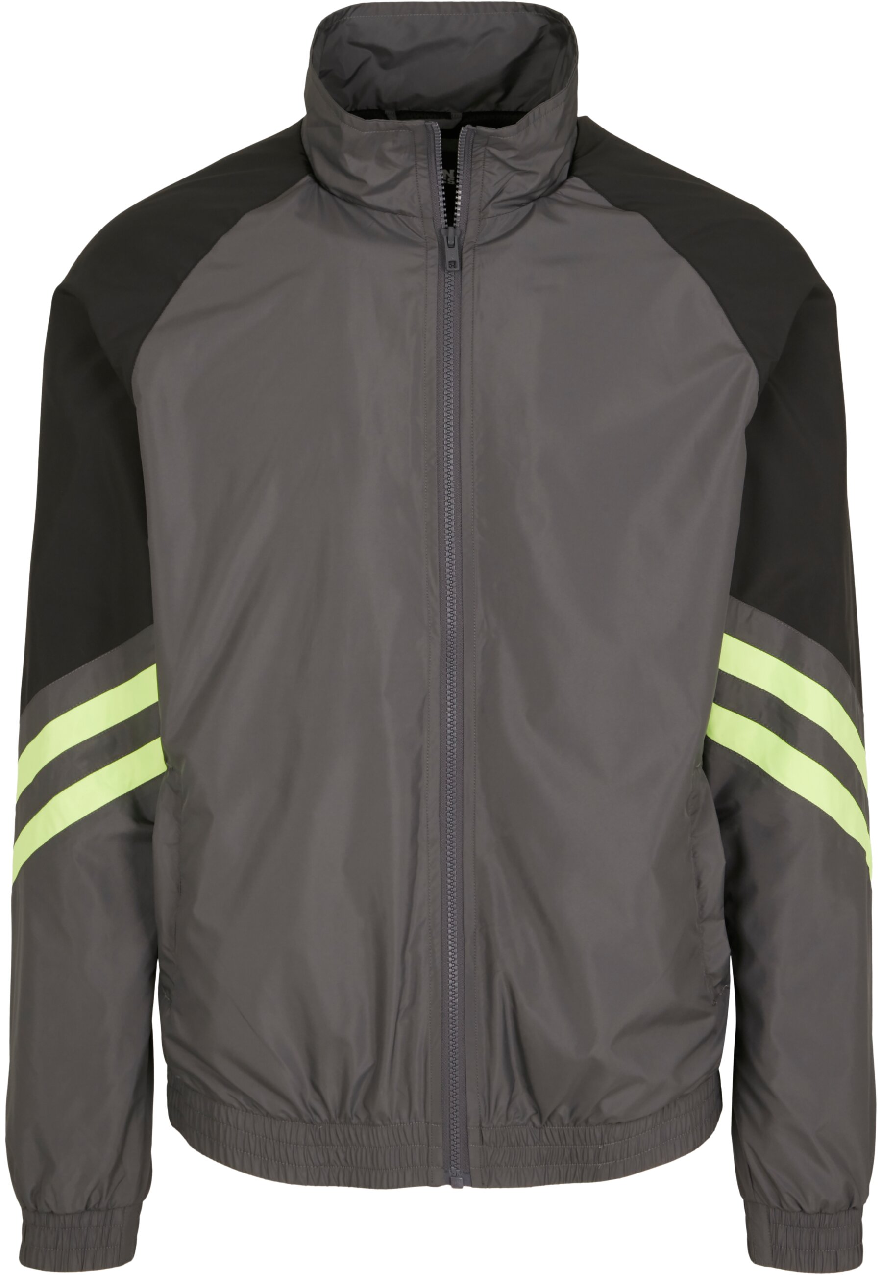 URBAN CLASSICS Trainingsjacke "Urban Classics Herren Block Sport Track Jacket" 1 Stk. tlg. ohne Kapuze von Urban Classics