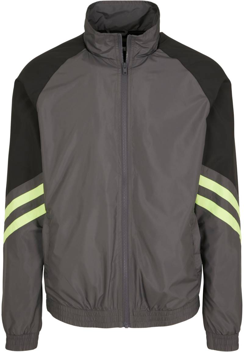 URBAN CLASSICS Trainingsjacke "Urban Classics Herren Block Sport Track Jacket" 1 Stk. tlg. ohne Kapuze von Urban Classics