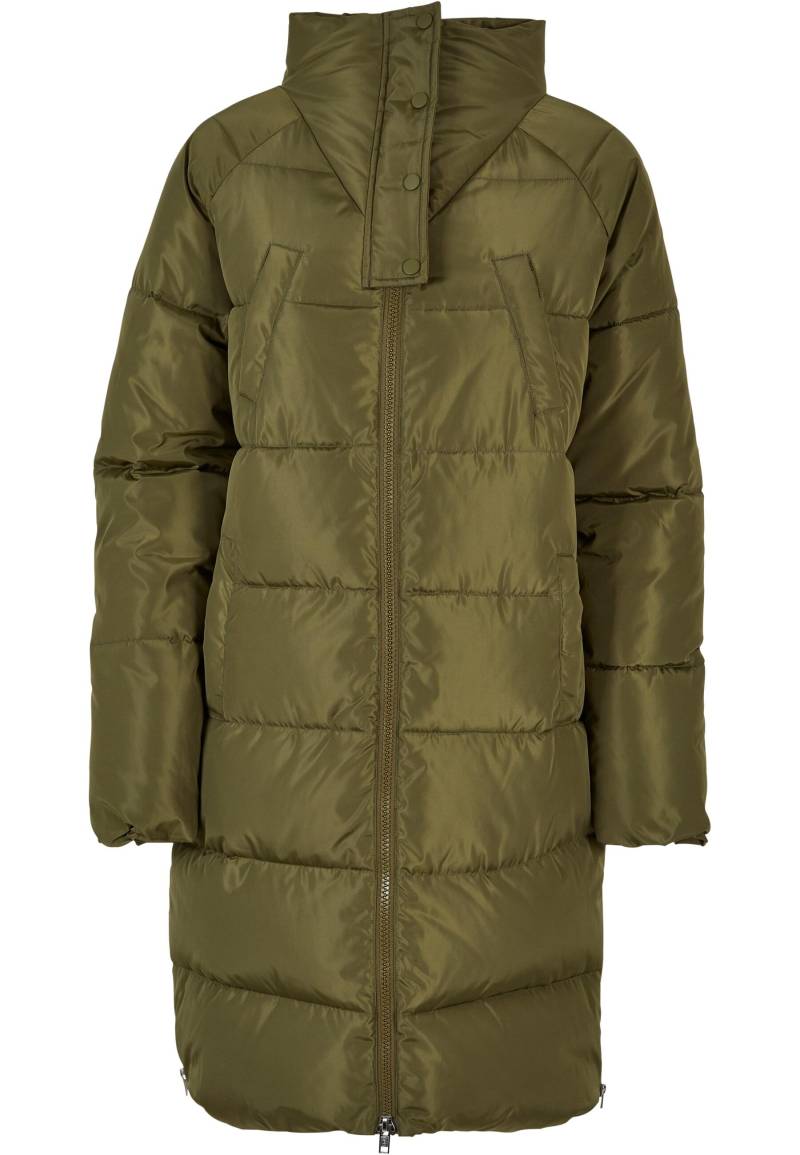 URBAN CLASSICS Winterjacke "Urban Classics Damen Ladies High Neck Puffer Coat" 1 Stk. tlg. ohne Kapuze von Urban Classics