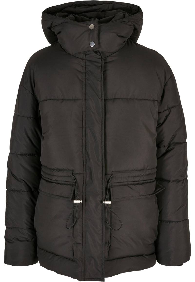 URBAN CLASSICS Winterjacke "Urban Classics Damen Ladies Waisted Puffer Jacket" 1 Stk. tlg. mit Kapuze von Urban Classics