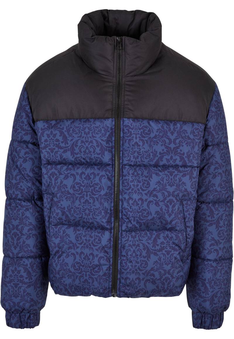 URBAN CLASSICS Winterjacke "Urban Classics Herren AOP Retro Puffer Jacket" 1 Stk. tlg. ohne Kapuze von Urban Classics