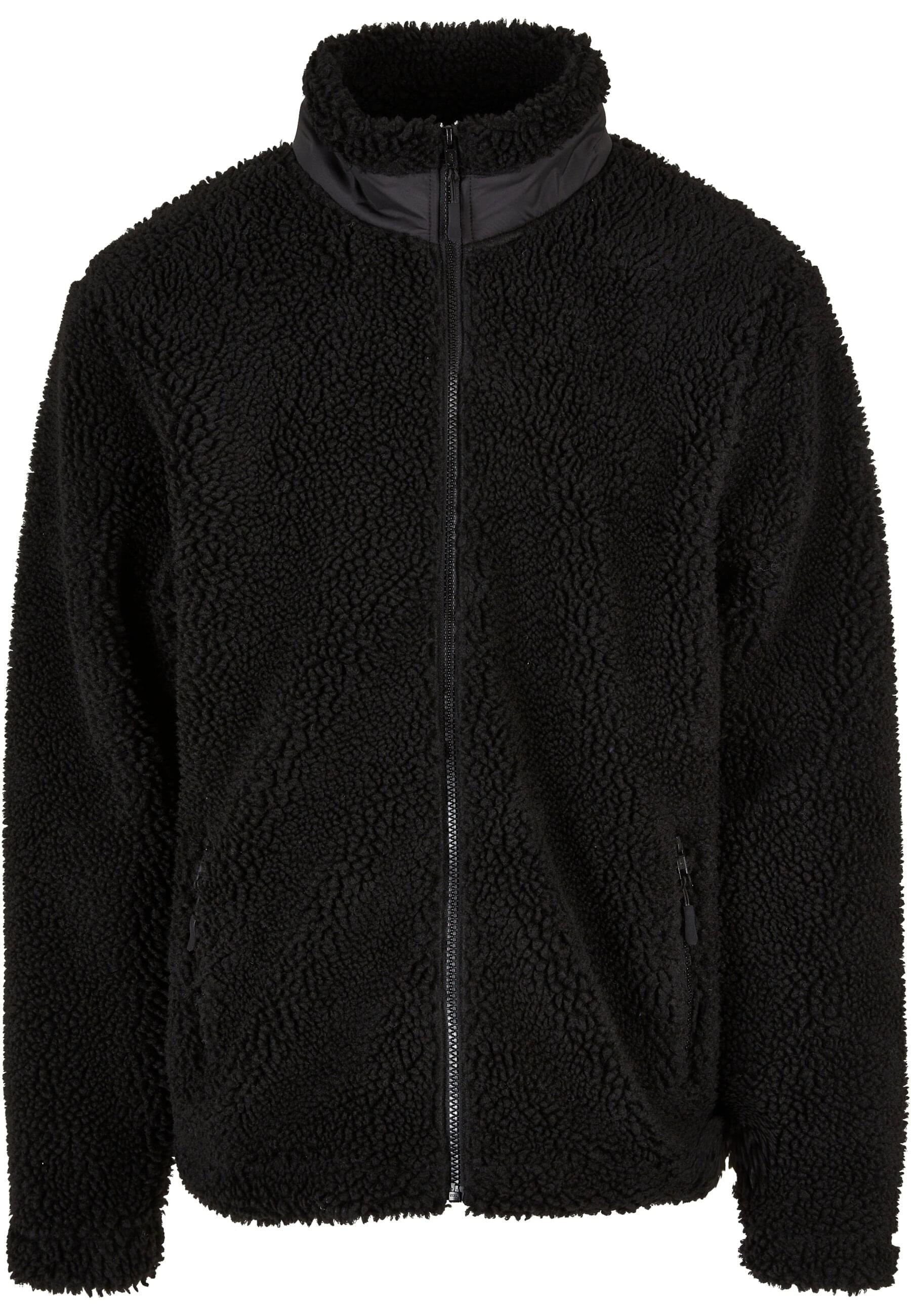 URBAN CLASSICS Winterjacke "Urban Classics Herren Basic Sherpa Jacket" 1 Stk. tlg. ohne Kapuze von Urban Classics