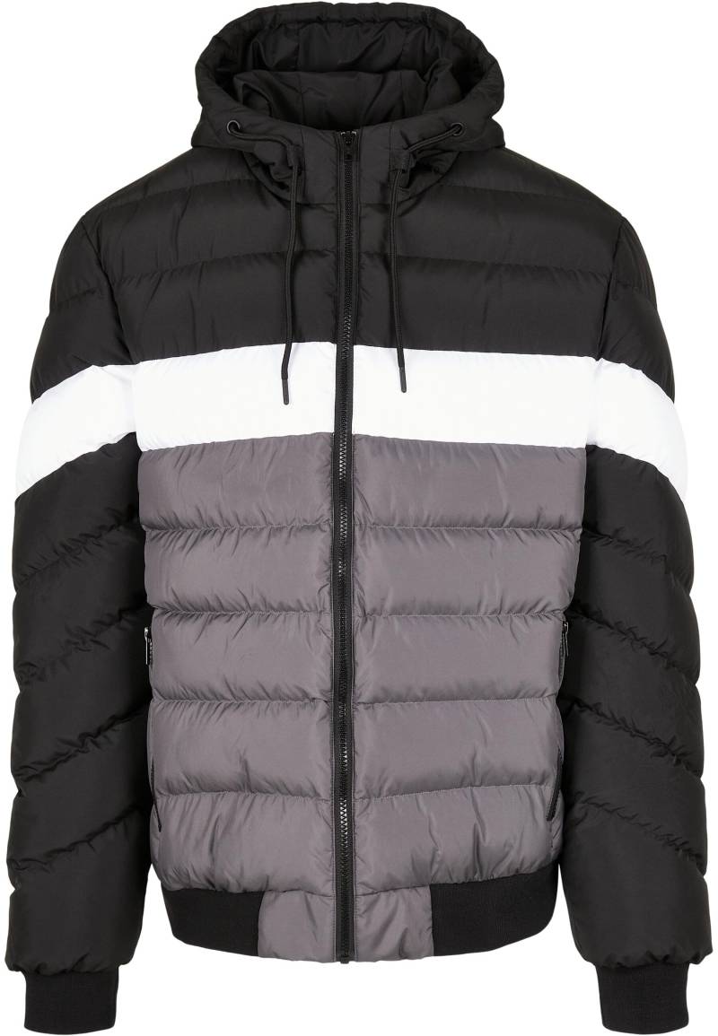 URBAN CLASSICS Winterjacke "Urban Classics Herren Colorblock Bubble Jacket", (1 St.), mit Kapuze von Urban Classics