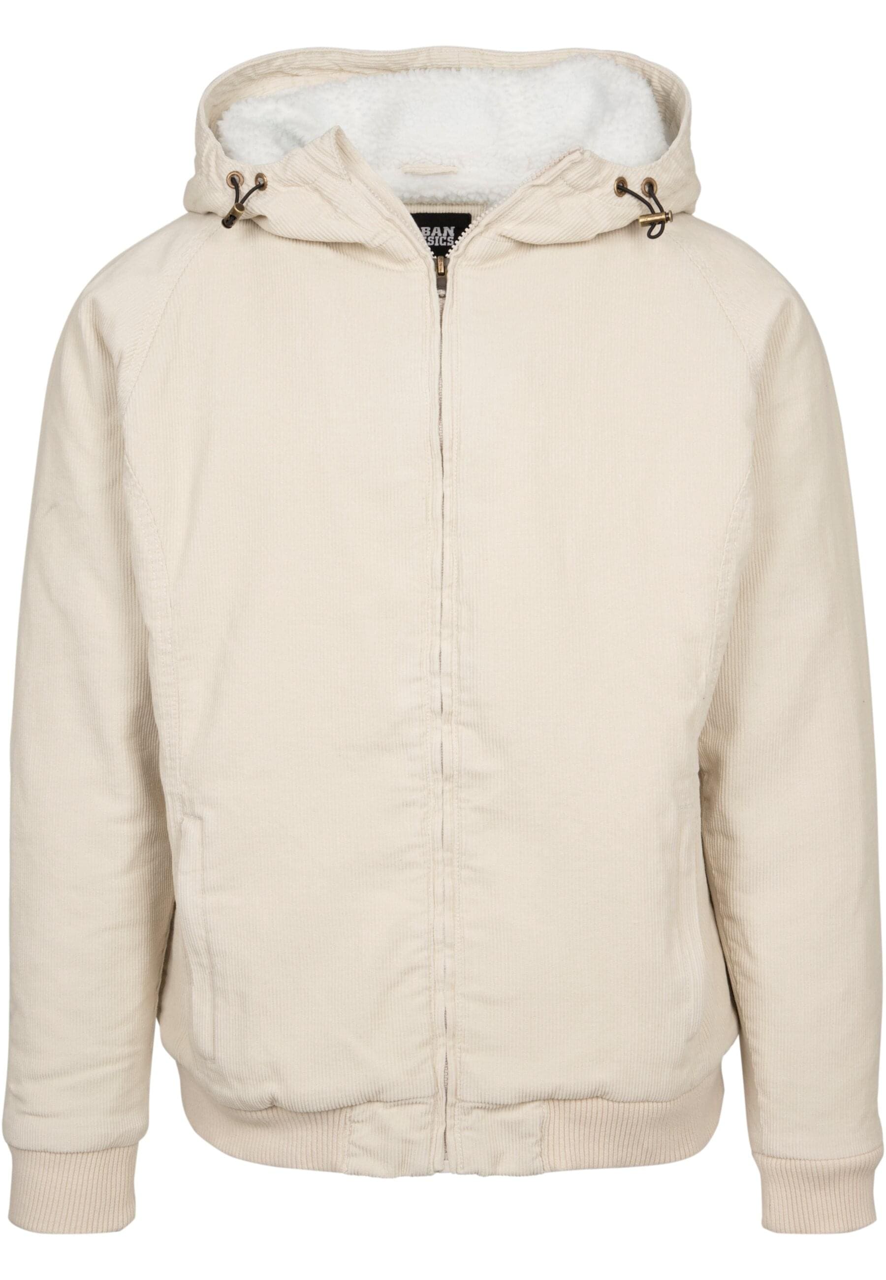 URBAN CLASSICS Winterjacke "Urban Classics Herren Hooded Corduroy Jacket" 1 Stk. tlg. mit Kapuze von Urban Classics