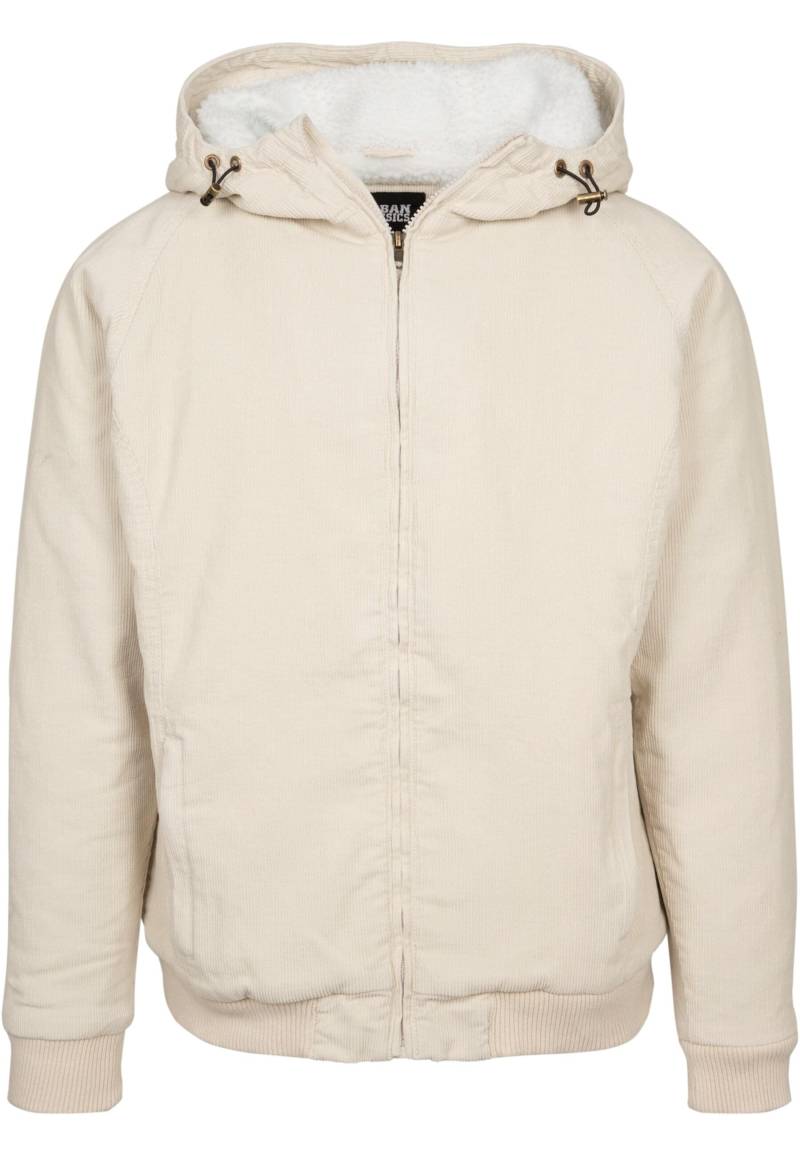 URBAN CLASSICS Winterjacke "Urban Classics Herren Hooded Corduroy Jacket" 1 Stk. tlg. mit Kapuze von Urban Classics