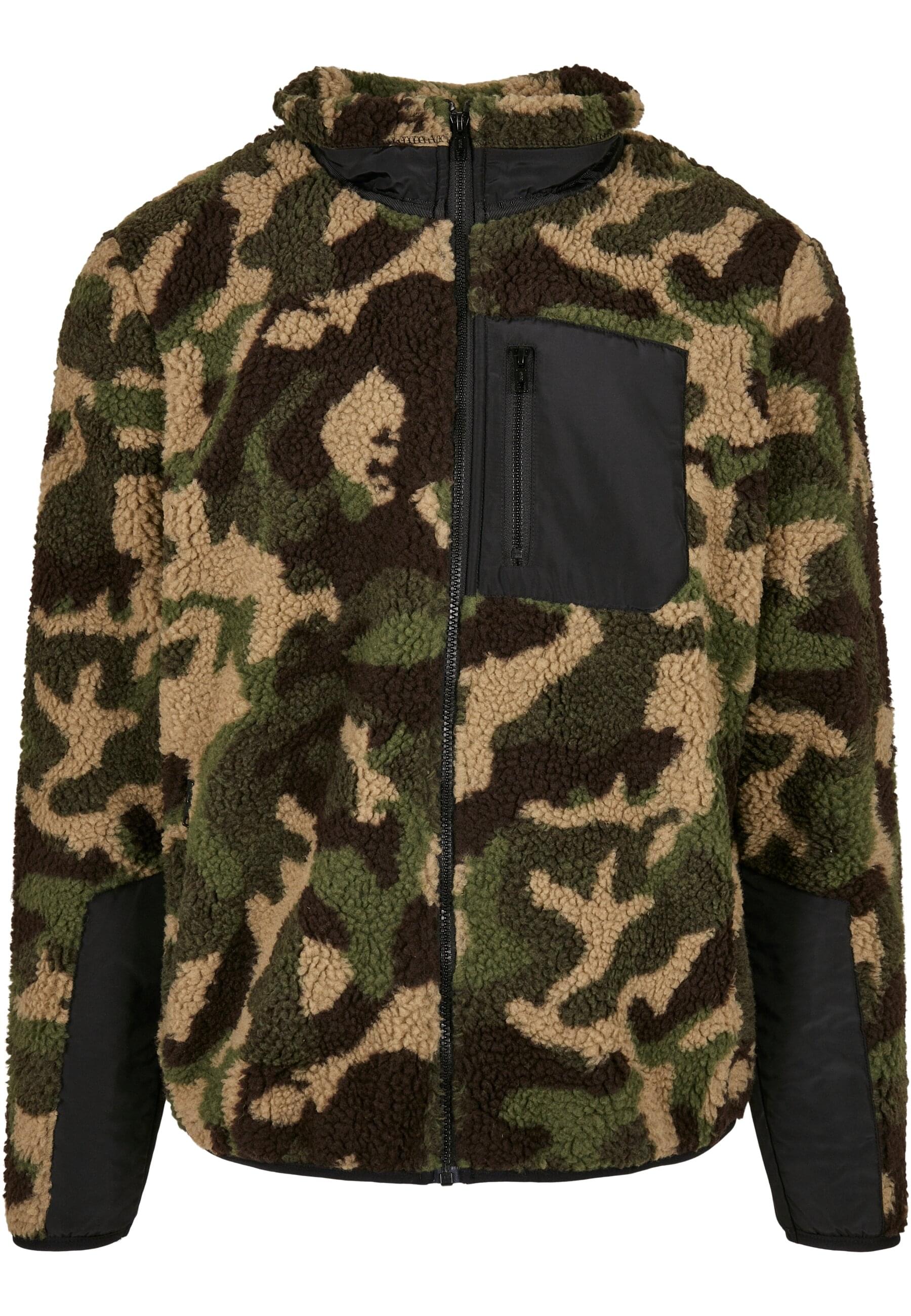 URBAN CLASSICS Winterjacke "Urban Classics Herren Sherpa Jacket" 1 Stk. tlg. ohne Kapuze von Urban Classics