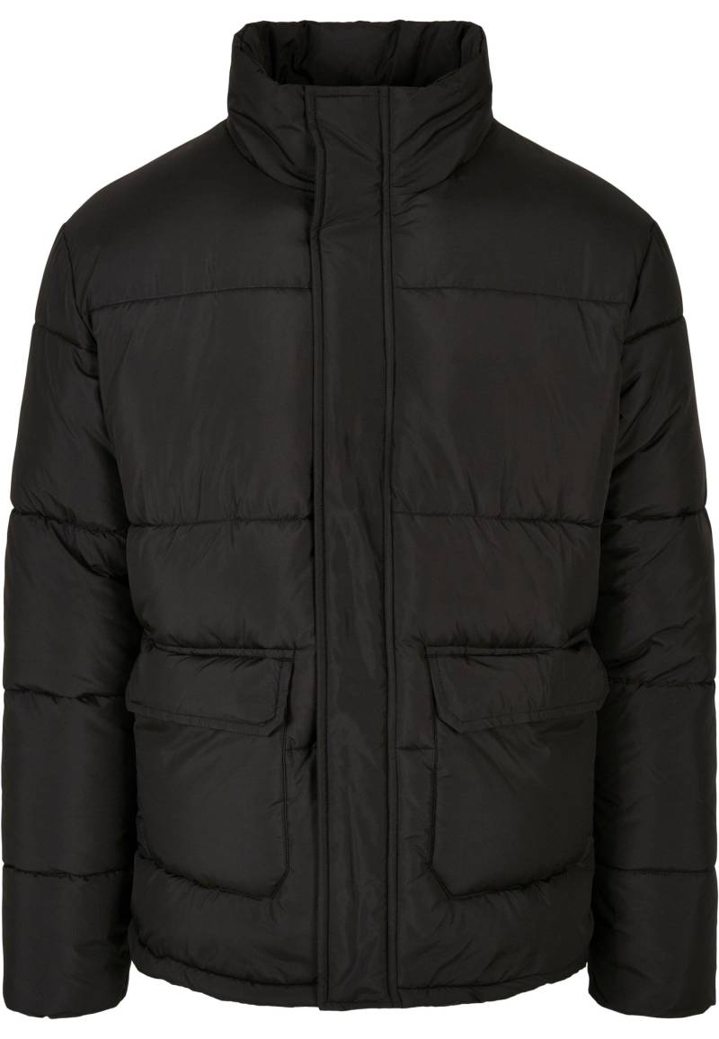 URBAN CLASSICS Winterjacke "Urban Classics Herren Short Puffer Jacket" 1 Stk. tlg. ohne Kapuze von Urban Classics