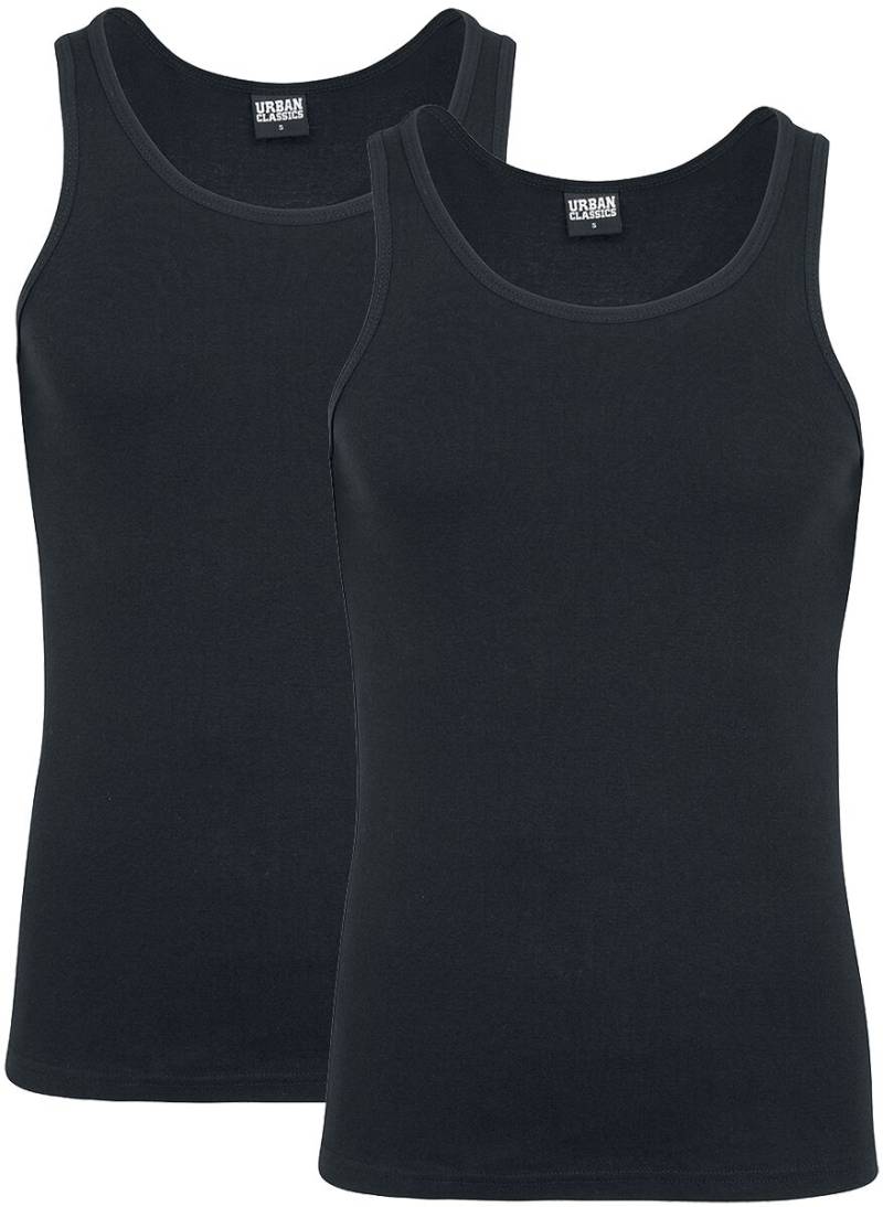 Urban Classics 2-Pack Seamless Tanktop Tank-Top schwarz in 3XL von Urban Classics