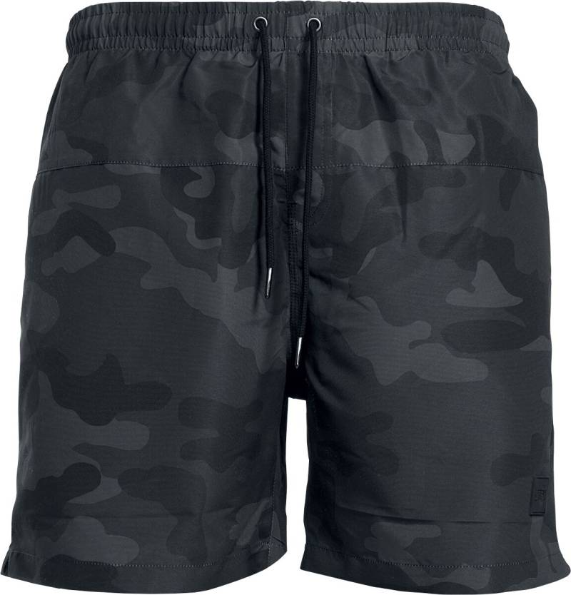 Urban Classics Badeshort - Camo Swim Shorts - S bis 5XL - für Männer - Größe 3XL - darkcamo Urban Classics Badeshort - Camo Swim Shorts - S bis 5XL - für Männer - Größe 3XL - darkcamo von Urban Classics