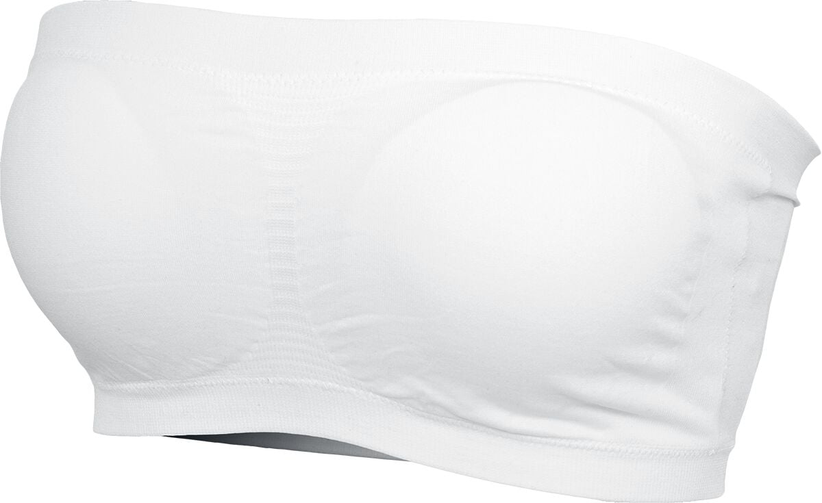 Urban Classics Bandeau - Ladies Pads Bandeau - XS bis M - für Damen - Größe XS - weiß von Urban Classics