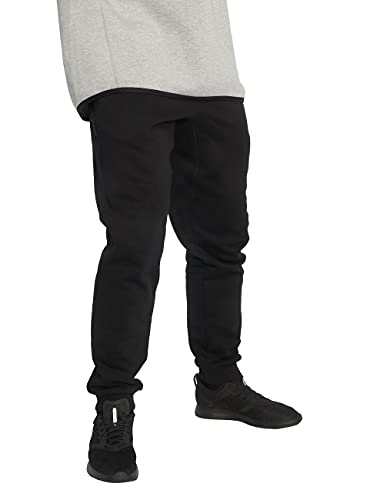 Urban Classics Basic Sweatpants, Herren und Jungen Jogginghose, lässige Sporthose im relaxed Cut, Schwarz (black 7), 48 (Herstellergröße: L) von Urban Classics