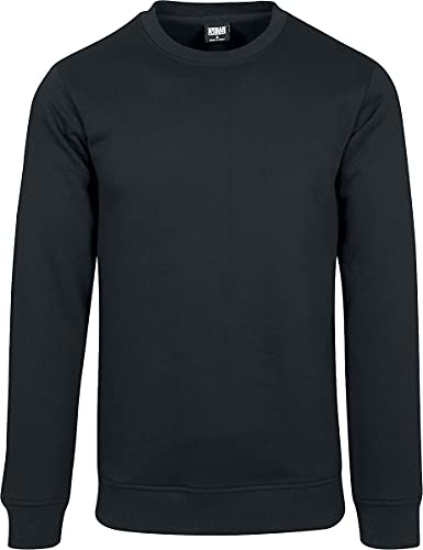 Urban Classics Basic Terry Crew Männer Sweatshirt schwarz M von Urban Classics