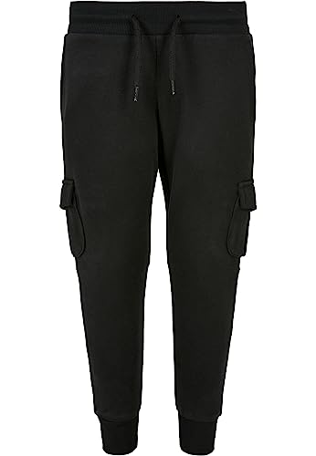 Urban Classics Boy's UCK1395-Boys Fitted Cargo Sweatpants Trainingshose, Black, 110/116 von Urban Classics