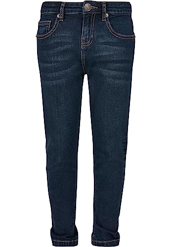 Urban Classics Boy's UCK1437-Boys Stretch Denim Pants, darkblue, 122/128 von Urban Classics