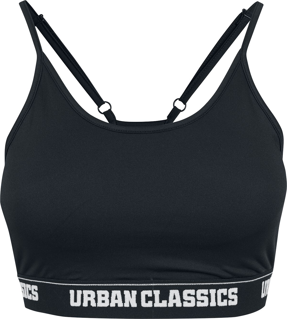 Urban Classics Bustier - Ladies Sports Bra - M bis XL - für Damen - Größe XL - schwarz von Urban Classics