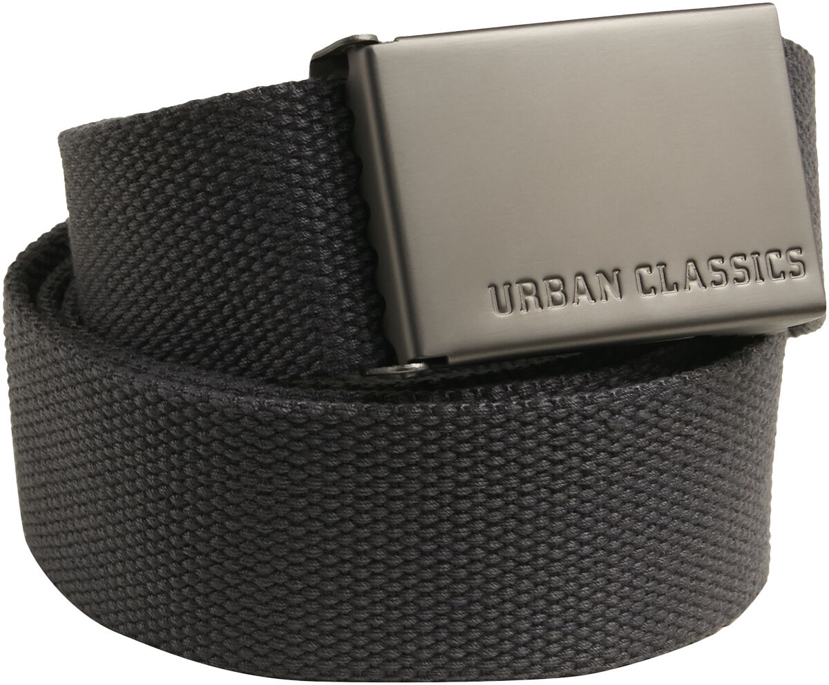 Urban Classics Canvas Belt Gürtel charcoal von Urban Classics